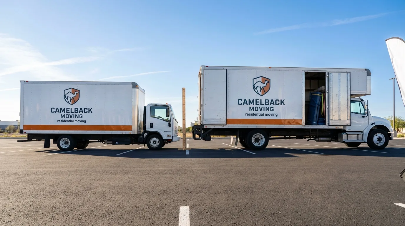Moving truck size capacity guide in New Carlisle